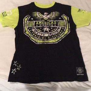 American fighter tee glow in the dark
